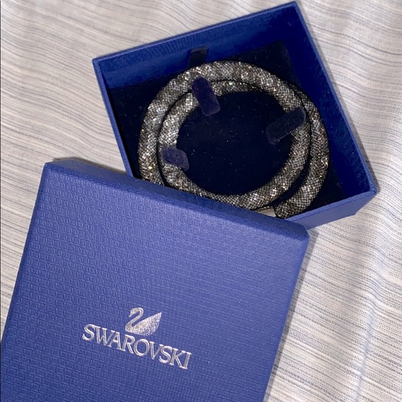 Swarovski Stardust Double Wrap Crystal Bracelet - Picture 7 of 15